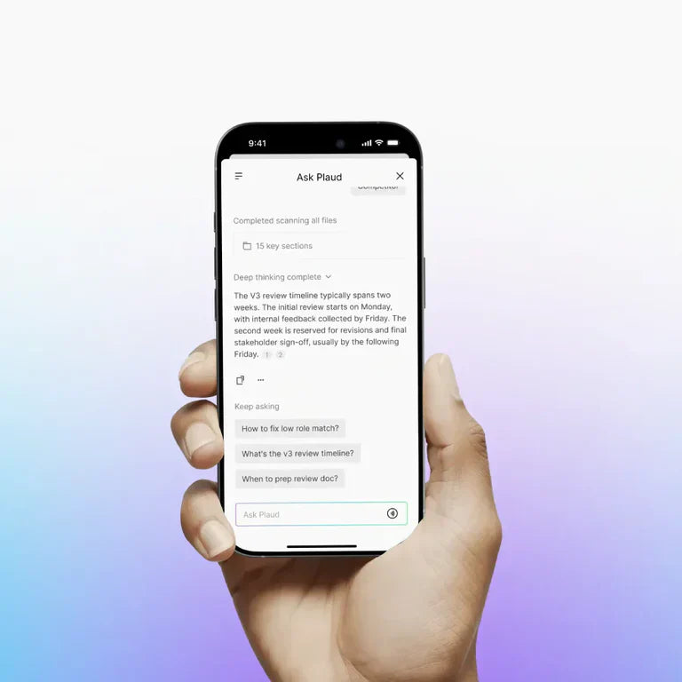 Your Plaud AI is getting better—Introducing Ask Plaud & AI Suggestion