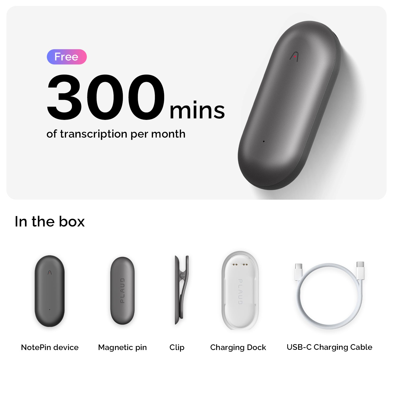 PLAUD NotePin: the World's Most Wearable AI Voice Recorder