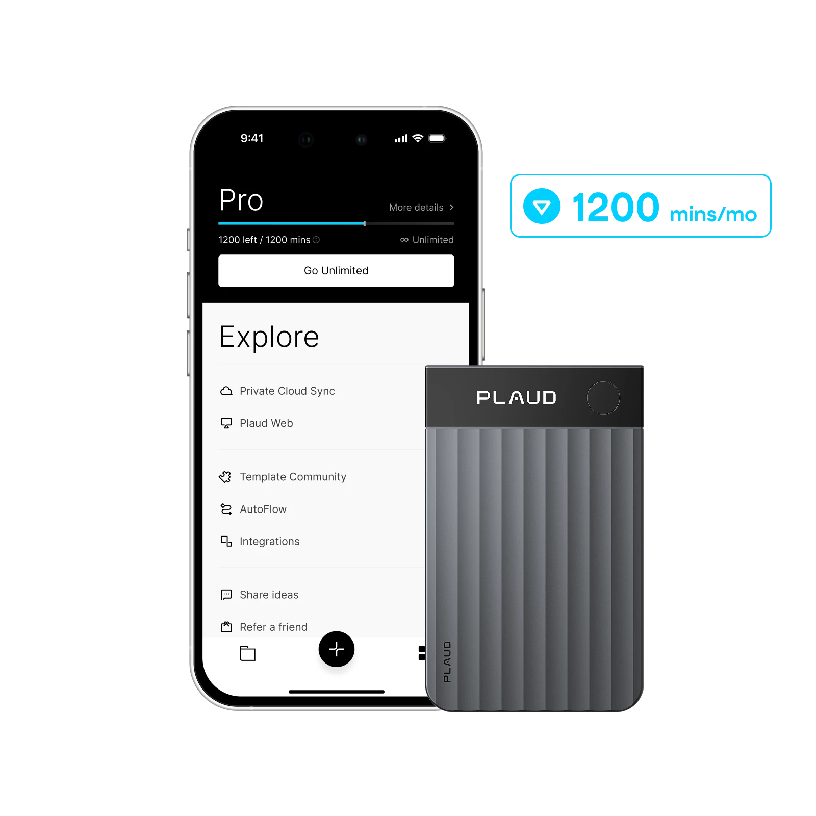 Plaud Note Pro & AI Annual Pro Plan