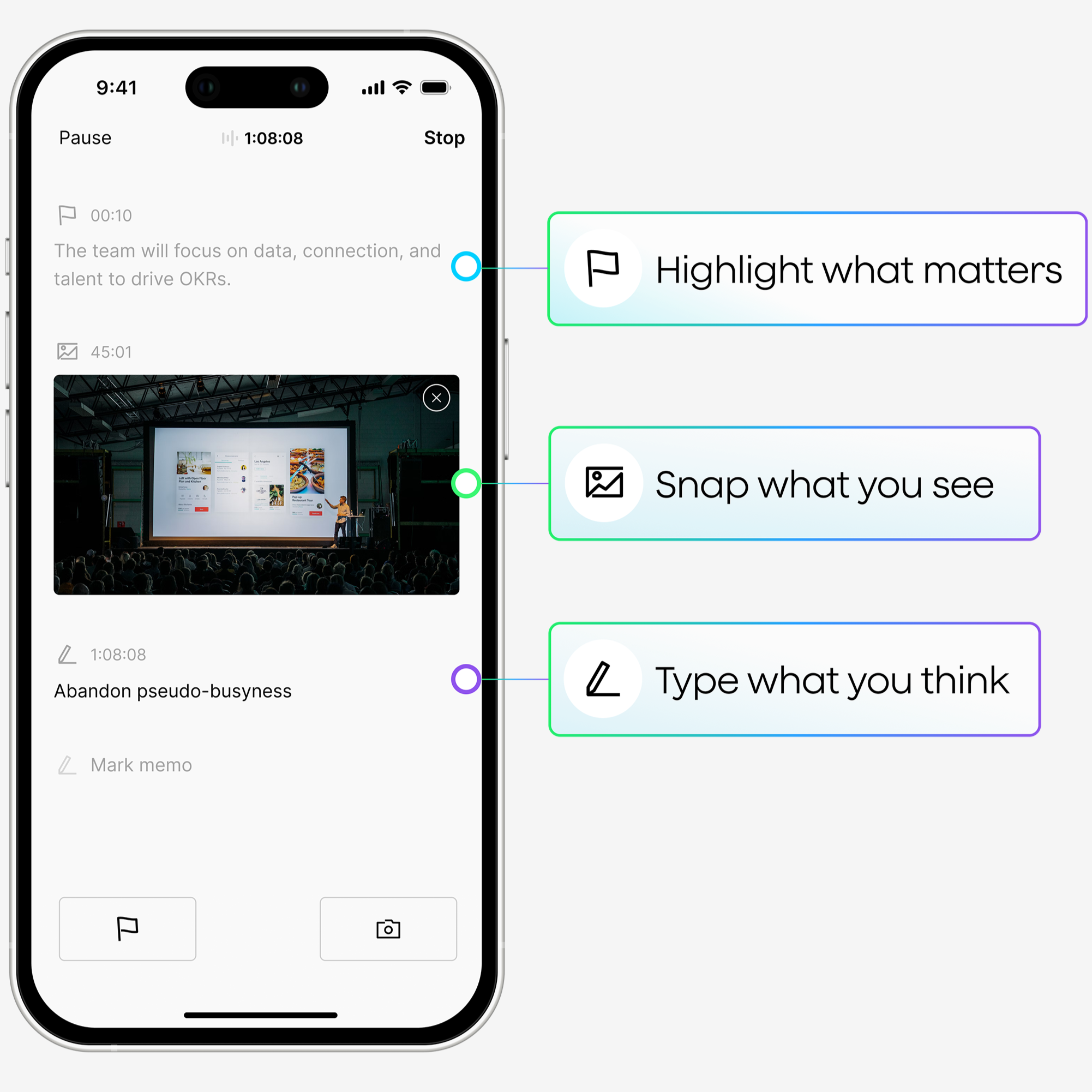 Plaud Note Pro with Plaud Intelligence in the Plaud App, featuring multimodal input