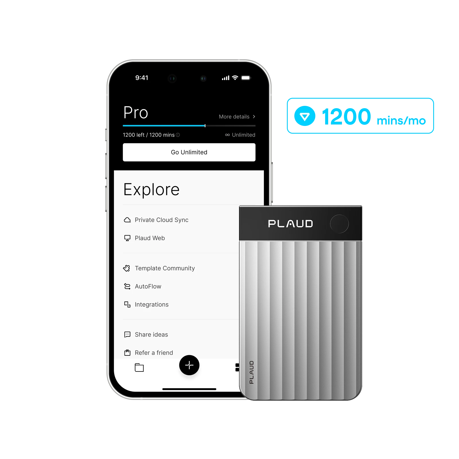 Plaud Note Pro & AI Annual Pro Plan