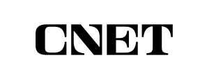 Black CNET logo on a white background.