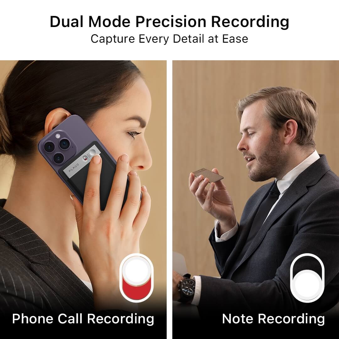 PLAUD NOTE: ChatGPT Empowered AI Voice Recorder (Black Magnetic Case Included)