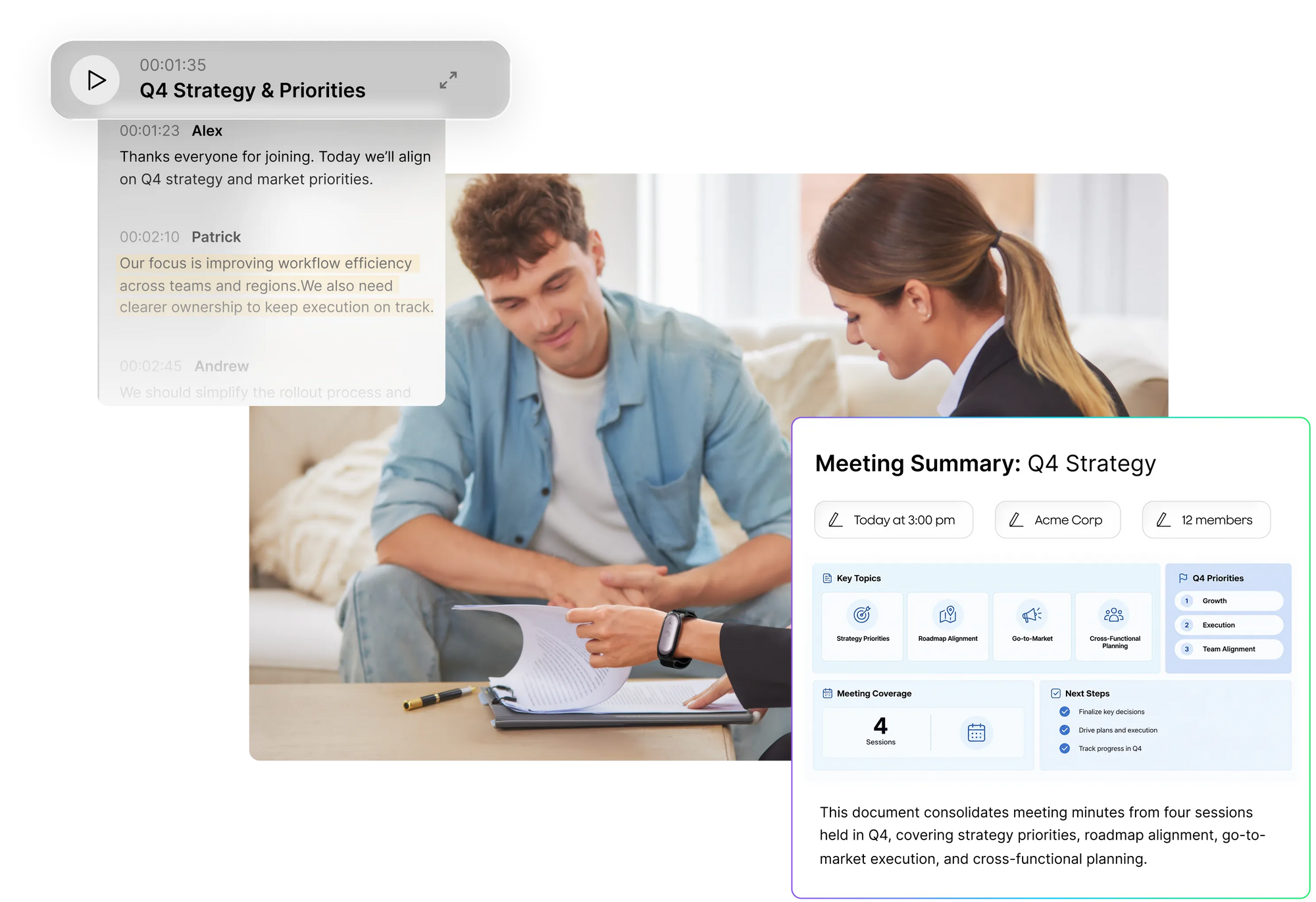 Automated AI notes