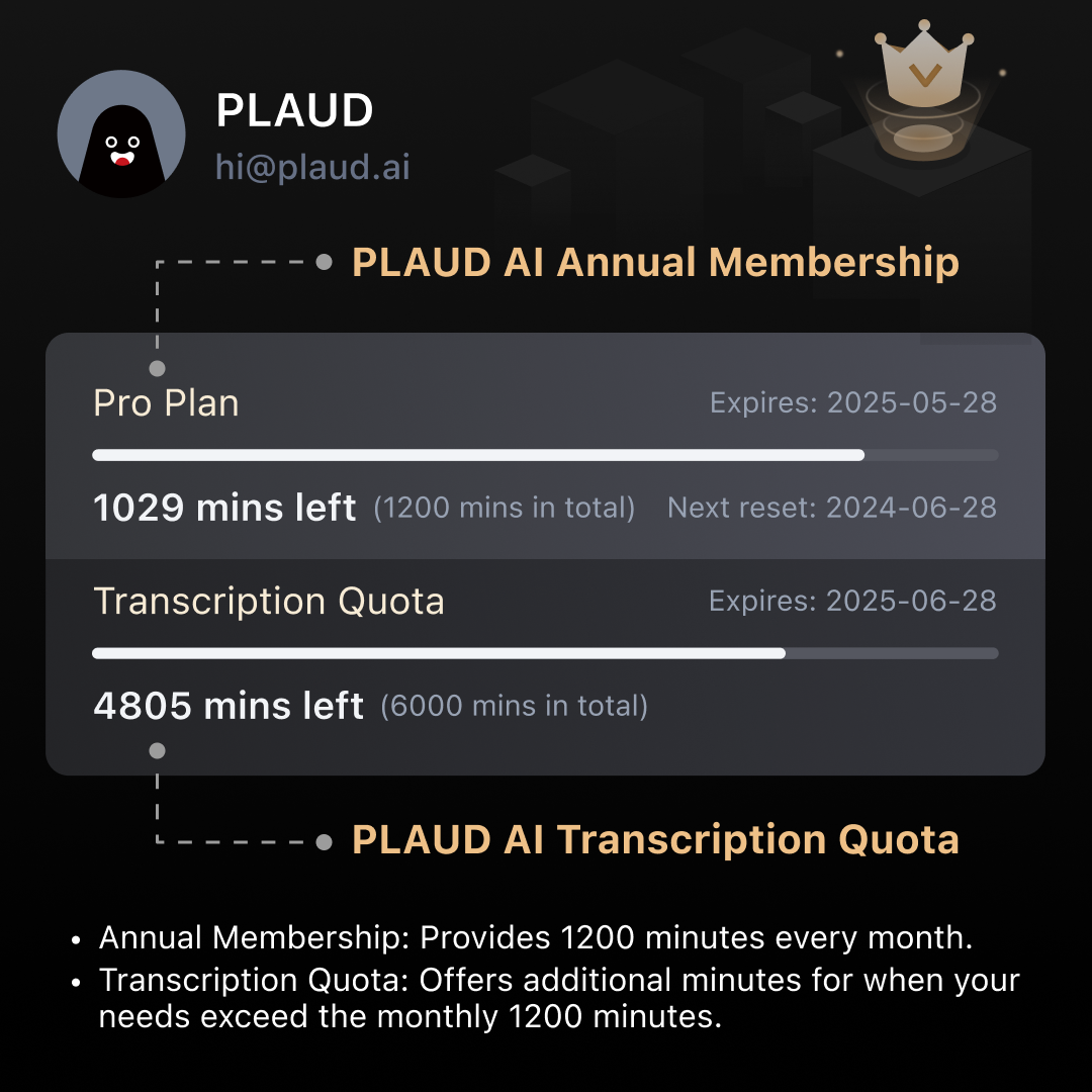 PLAUD AI Annual Membership