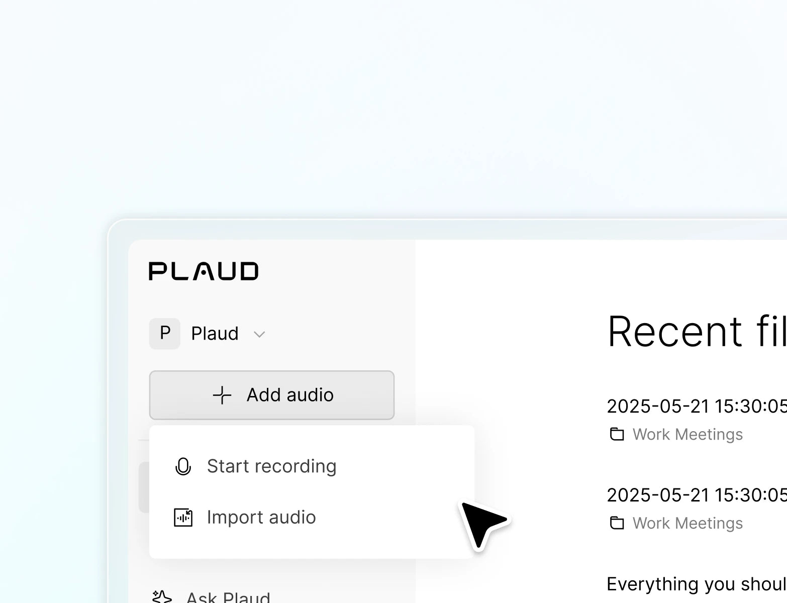 Fichier audio ?