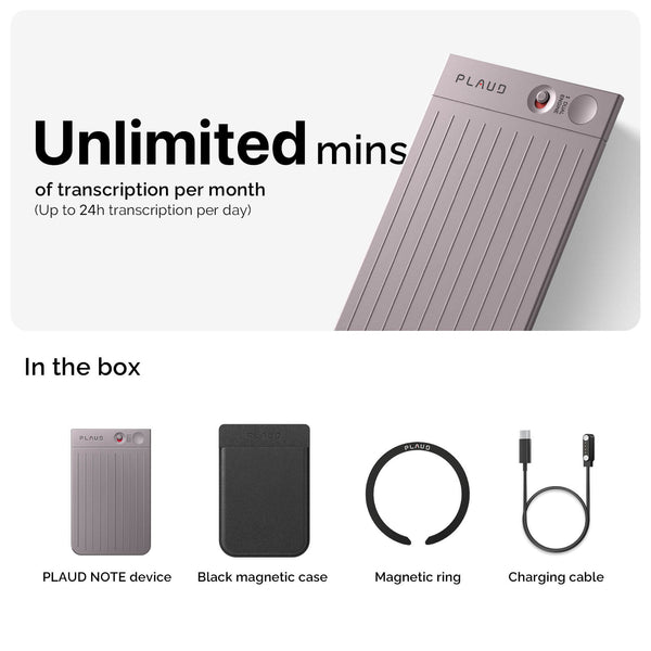 PLAUD NOTE + Annual Unlimited Plan
