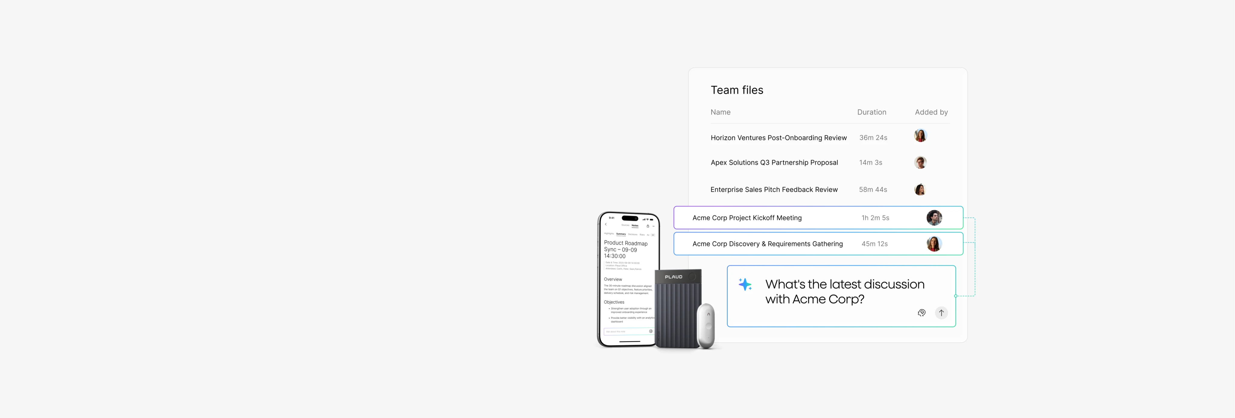 From AI notes to shared insights