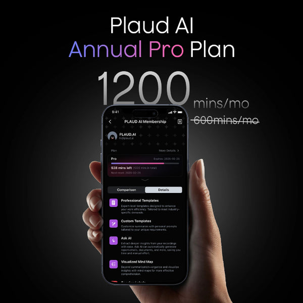Plaud AI Annual Pro Plan