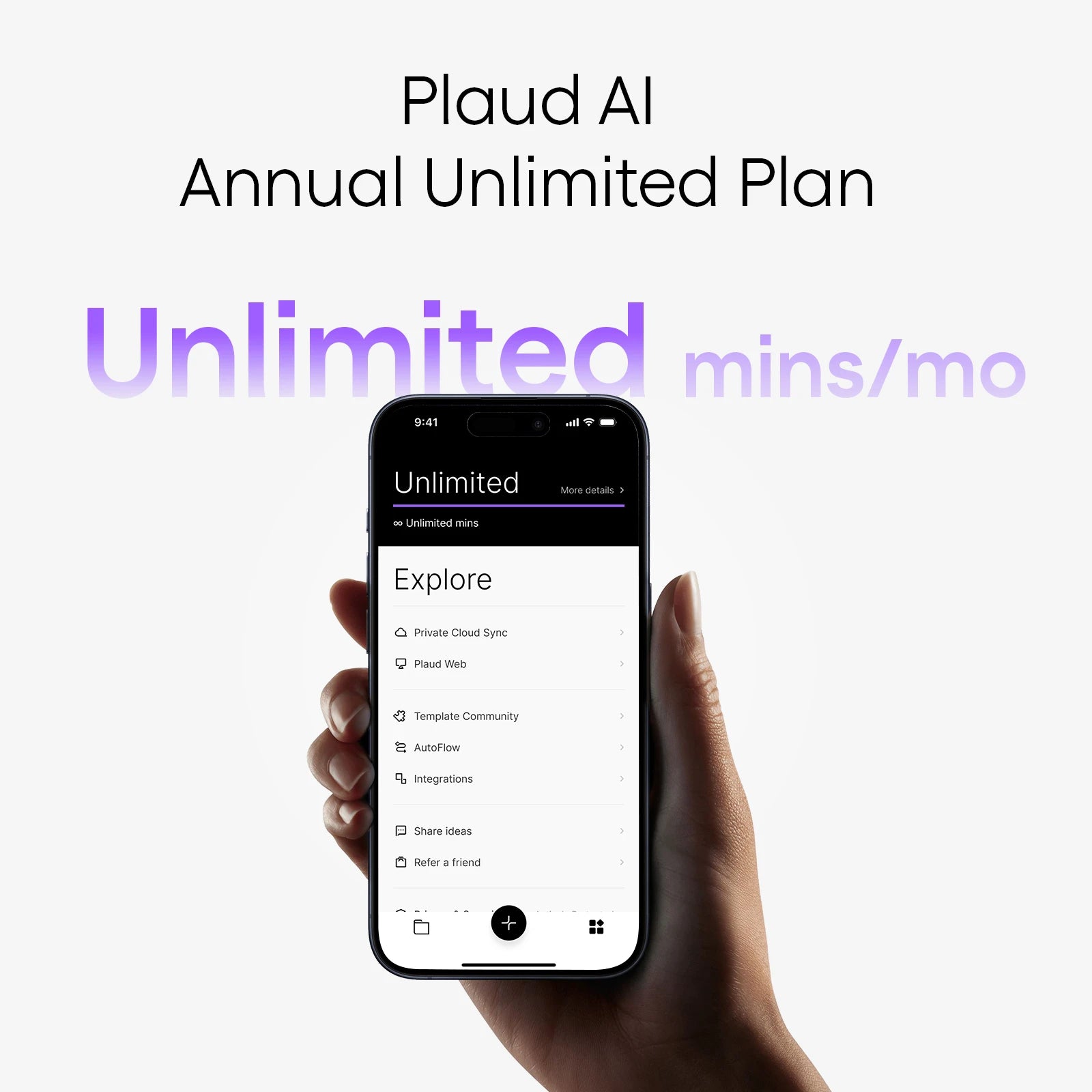 Plaud AI Annual Unlimited Plan 2-Pack
