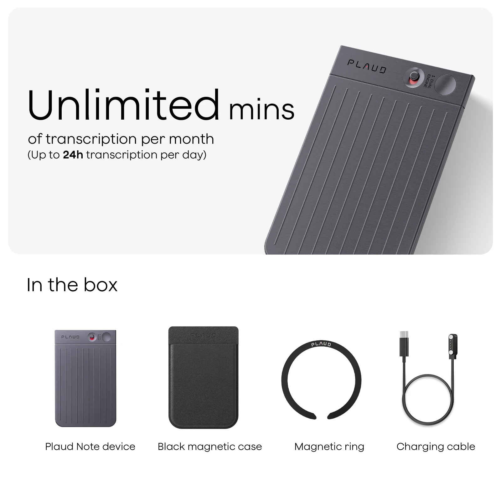 Plaud Note + Annual Unlimited Plan