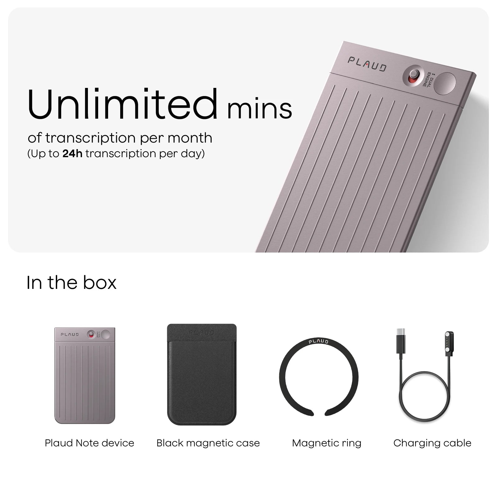 Plaud Note + Annual Unlimited Plan