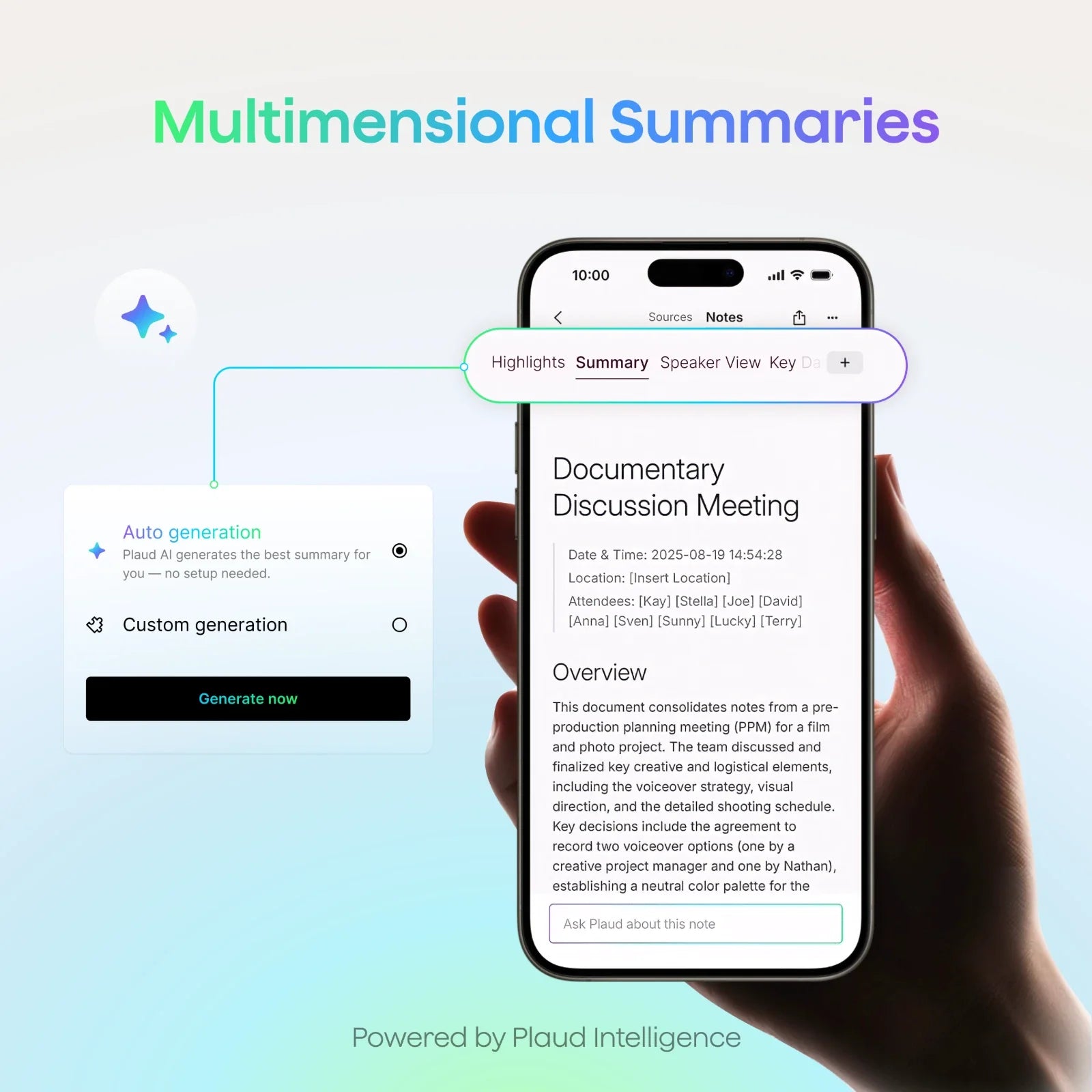 Plaud Note Pro & Al Annual Unlimited Plan