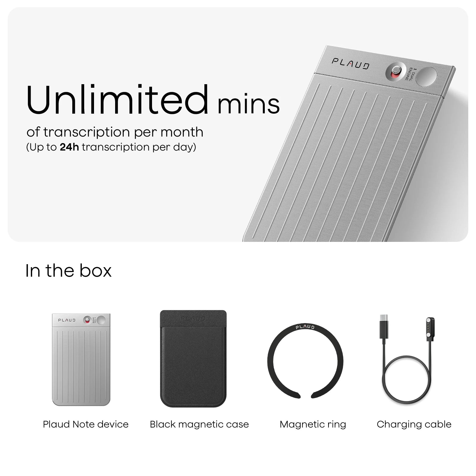 Plaud Note + Annual Unlimited Plan