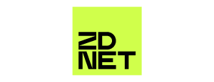 The ZDNET logo, featuring black text on a bright green square background.